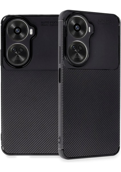 Huawei Nova 12 Se Kılıf Auto Focus Karbon Kapak - Siyah modelleri