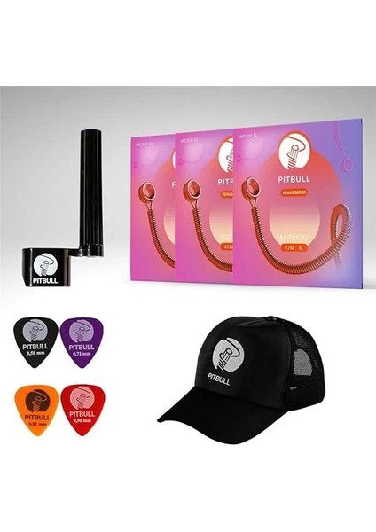 Akustik Gitar Teli Venüs Seri Vag 10-47 Sl(Super Light) - 3'lü Set(3 Adet Vag 10-47 Sl +