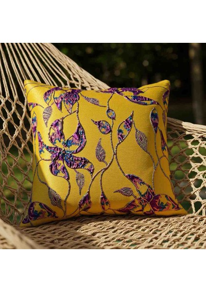 Altın Yaprak Rüyası (Püskülsüz) 45X45 Kırlent (premium) modelleri