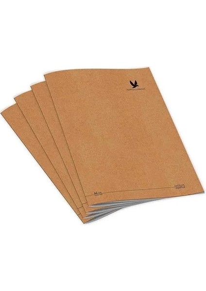 Wings Journal 4’lü Defter Seti A6 Çizgili 72 Sayfa 10,5X14,5 cm