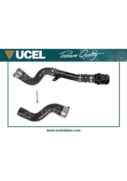 UCEL-15142 - Turbo Hortumu (Plastik Boru Hariç) Megane Iv Scenıc Iv Talısman Kadjar Qashqaı Iı