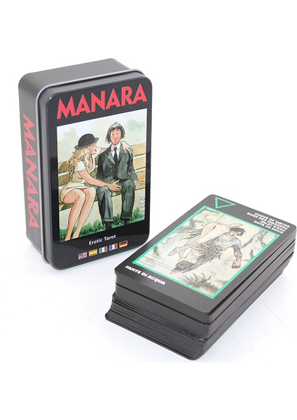 Metal Kutulu Tarot Kartı Manara