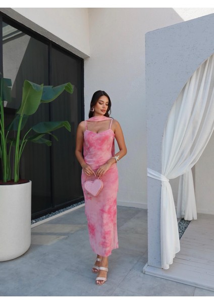 Batik Desen Drapeli Elbise fiyatları