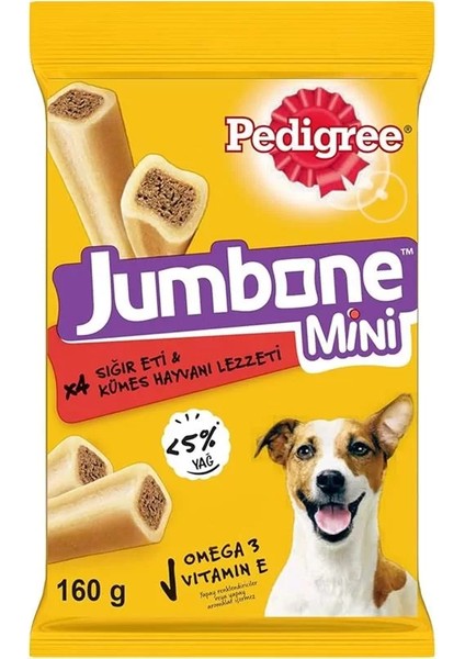 Köpekler Için Jumbone Sığır Etli Ödül Maması 160 G