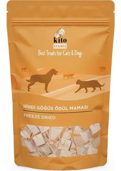 Freeze Dried Hindi Göğüs Ödül Maması Köpekler 30 gr (Dog Treat)