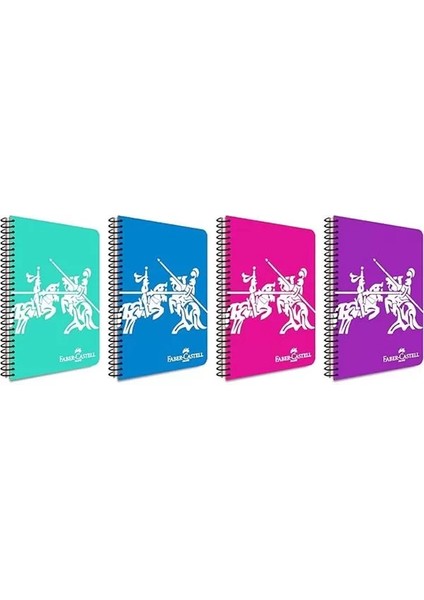 Pp Kapak Knights Canlı Spiralli Defter 140 Yaprak Kareli fiyatları