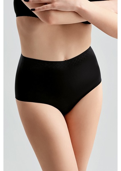 Kadın Yüksel Bel Bato Lazer Kesim Külot , 369201