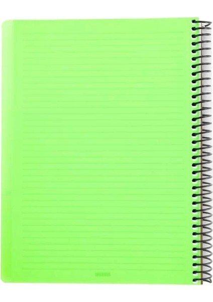Capricorn Neon Serisi, A4, 6 Konulu (3 Kareli, 3 Çizgili) 180 Yaprak Pp Kapaklı Spiralli fiyatları