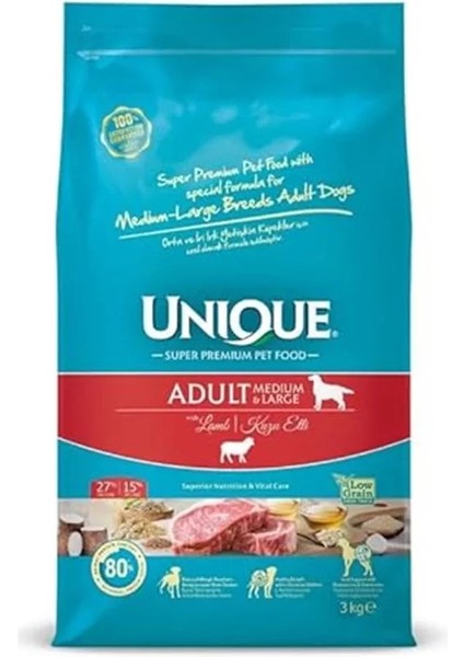 Adult Medium&large With Lamb 3 kg fiyatları
