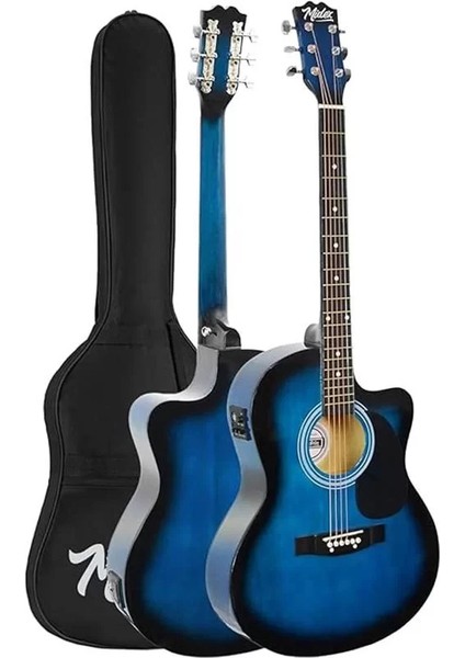 RG-560BL-AMP Mavi Amfili Elektro Akustik Gitar Full Set fiyatları