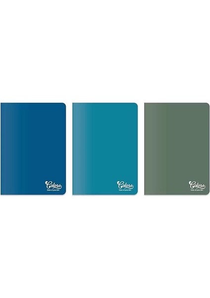 Colors Vintage Serisi, A5 60 Yaprak Çizgisiz Karton Kapaklı Defter 6'lı Paket, Renkli fiyatları