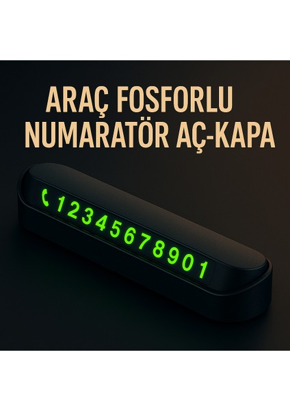 Araç Fosforlu Numaratör Aç-Kapa