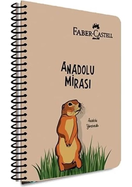 Spiralli Defter, A4, 80 Yaprak, 70G Kağıt, Çizgili, Anadolu Mirası Desenli, 500 Mikro fiyatları