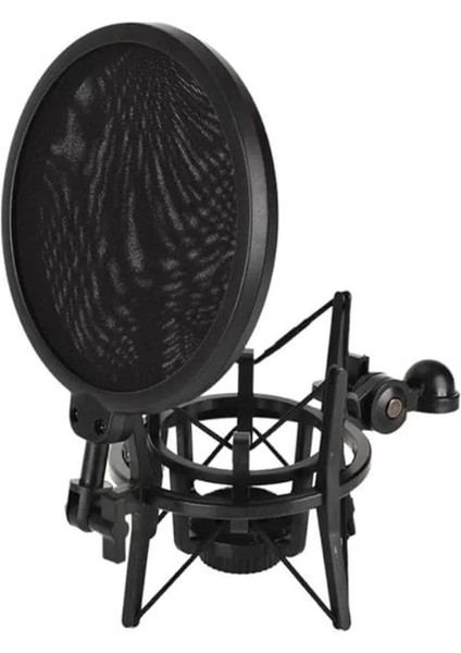 NB40 Masa Mikrofon Standı (Sehpa) + SH-101 Pop Filtre ve Shock Mount Set fiyatları