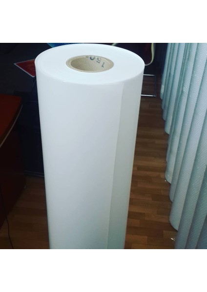 Ø25X30 cm Opak Beyaz Sert PVC Abajur Başlığı Yapım Paneli – Yuvarlak / Silindir Abajur & Lambader Başlığı Yapım Malzemesi | Kendinden Yapışkanlı,300 micron kalınlık | Ezilmez, Yırtılmaz