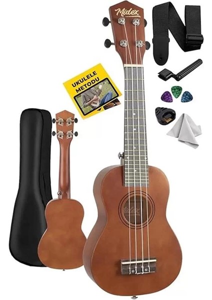 UKX-233M Maun Concert Ukulele (Askı Çanta Metod Pena)