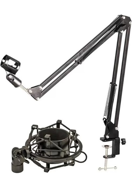NB39 Mikrofon Standı + Shock Mount Seti