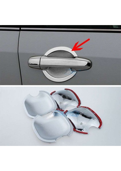 Toyota Hilux Uyumlu Vigo 2005 2015 Dış Kapı Kolu Iç Kaplama Abs (Plastik ) Krom