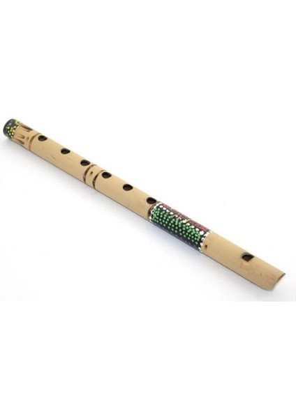 Bambu Batikli Flüt 30 cm