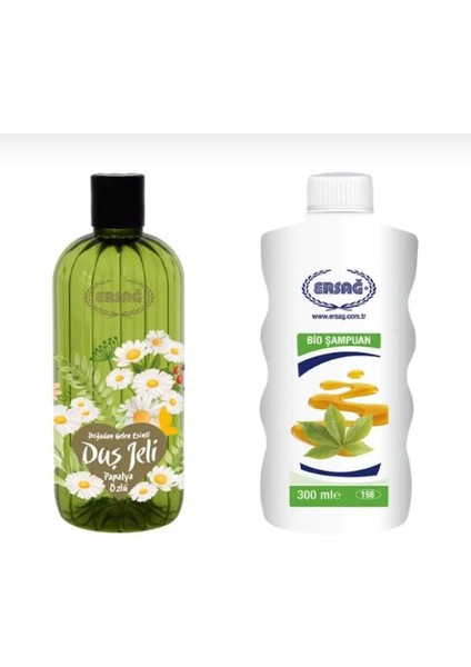 Papatya Özlü Duj Jeli + Bio Şampuan 300 ml