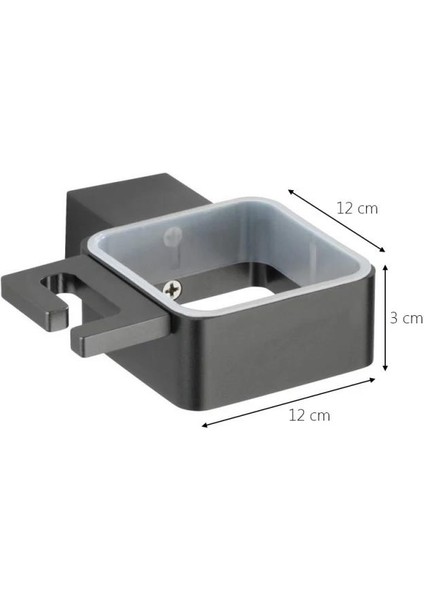 Gbmotion Duvar Tipi Saç Kurutma Makinesi Askılığı – Vidalı Montaj, Priz Askısı Ekli, Alüminyum Gövde (12X12X3 Cm) fiyatları