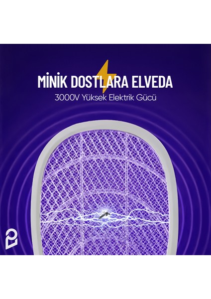 Şarjlı Elektrikli Uv Işıklı Sivrisinek Öldürücü Raket Sinek Kovucu Sineksavar Işıklı Raket Sineklik modelleri