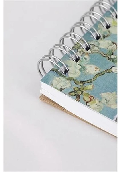 Retronote Almond Blossoms, Van Gogh 1890, A5 Eskiz Defter Ii, Çizgisiz, 100 Sayfa, 100 Gram, Beyaz fiyatları