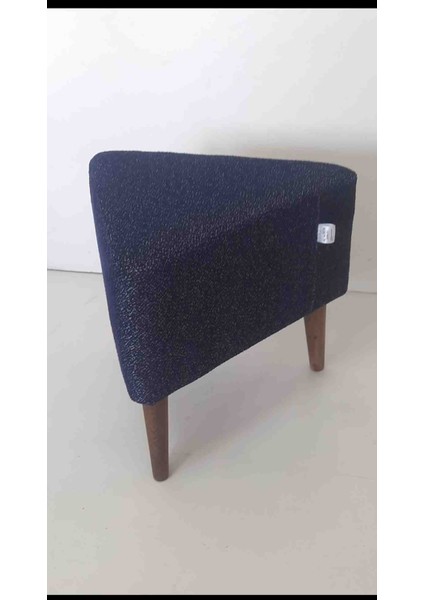 Sahra Peri Bench Puf Üçgen Puf Tabure Bohem Puf Prizma Teddy Kumaş 3gen Puf
