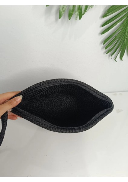 Veronica Art Renkli Makyaj Çantası, Clutch El Çantası , Polyester Tress Çanta