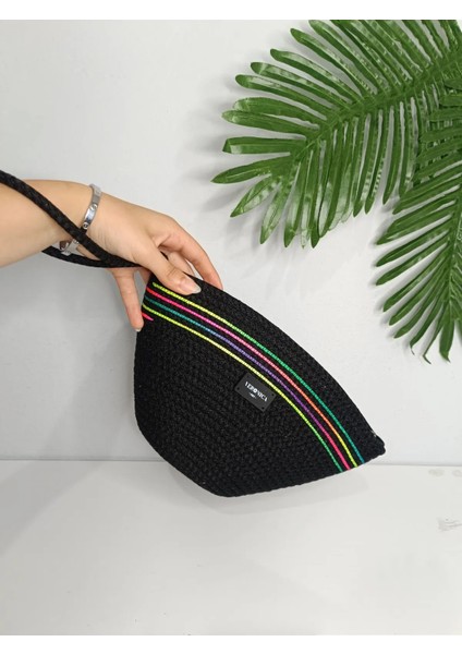 Veronica Art Renkli Makyaj Çantası, Clutch El Çantası , Polyester Tress Çanta fiyatları