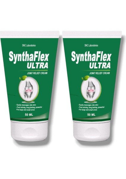 Synthaflexultra Kas, Kramp, Fıtık, Bel, Boyun Gibi Tüm Vücut Ağrılarını Yok Eden Masaj Kremi 50 ml