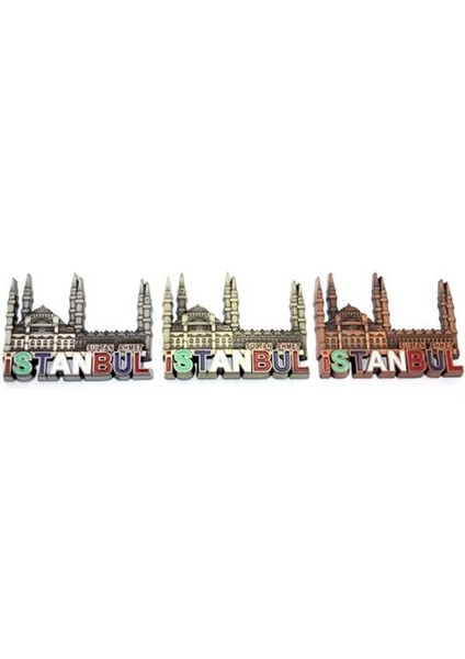 Istanbul Temalı Metal Magnet Model 5