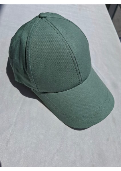 Düz Renk Kep Şapka Mint Yeşili