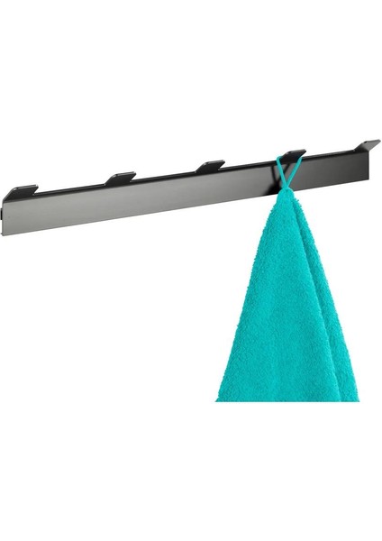 Gbmotion Gri Alüminyum 5 Askılı Duvar Tipi Havlu Askısı – Vidalı Montaj, Modern Köşesiz Tasarım (49 x 5,8 x 3,3 Cm) fiyatları