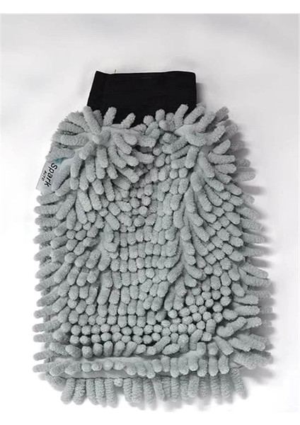 7050 Mikrofiber Şönil Oto Temizlik ve Kurulama Eldiveni 16X24 Cm. Gri̇ fiyatları