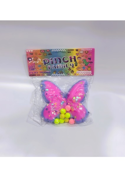 1 Adet Kelebek Squishy Oyuncağı Sukuşi (9X9CM) Rastgele Renk fırsatları