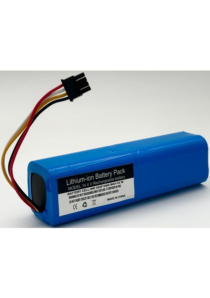Mop 2 Pro + STYTJ02ZHM 6400 Mah Robot Süpürge Yanmaz Batarya – 14.4V Li-ion Güç Kaynağı | Geniş Alanlarda Etkili Temizlik!