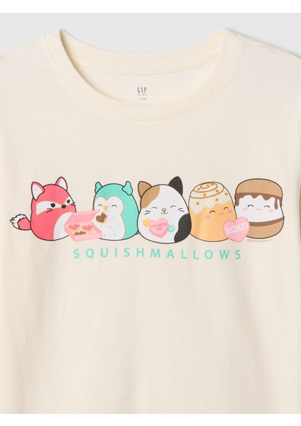 Kız Çocuk Bej Grafik Uzun Kollu T-Shirt modelleri