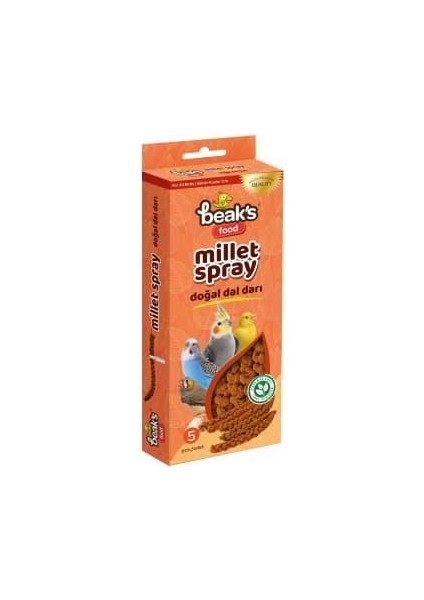 Beaks Doğal Kızıl Dal Darı 115 Gr.