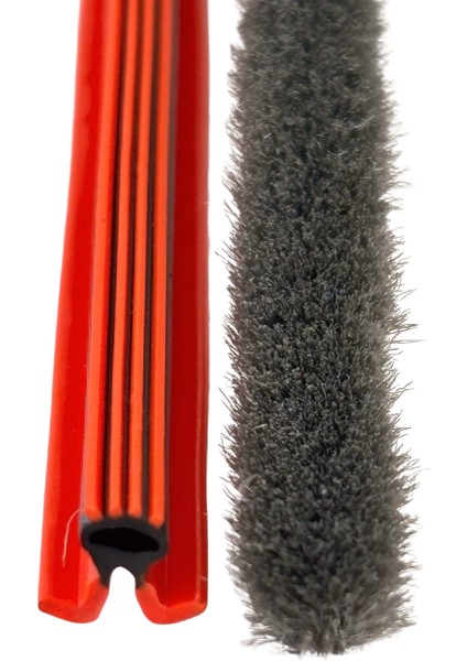 Cam Balkon Fitili 6mm Yükseklik 5 Metre Uzunluk Toz, Ses ve Isı Yalıtımı Için Kıl Fitil Alternatifi