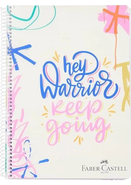 Grafiti Spiralli Defter, A4, 120 Yaprak, 70G Kağıt, Çizgili, 500 Mikron Pp Kapak, Pet