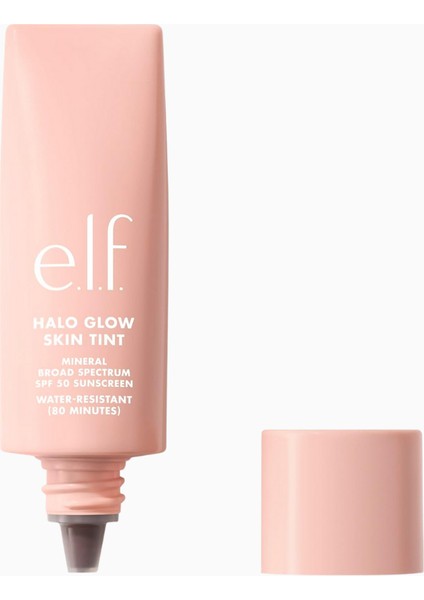 E.l.f Halo Glow Skin Tint Spf 50, Doğal Parlaklık, Vegan ve Spf 50 Koruma