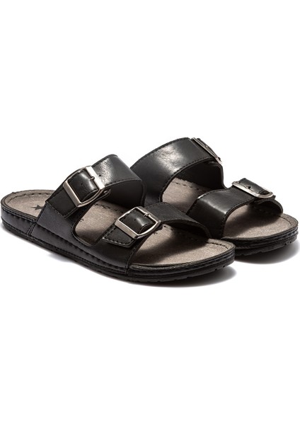 Olive Erkek Terlik Siyah 40/45