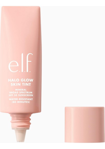 E.l.f Halo Glow Skin Tint Spf 50, Doğal Parlaklık, Vegan ve Spf 50 Koruma