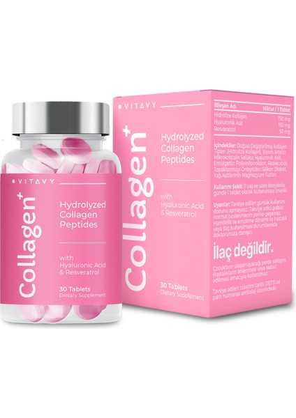 Collagen & Hyaluronic Acid & Resveratrol ve D3K2 Vitamini Sprey 20 ml 2'li Set