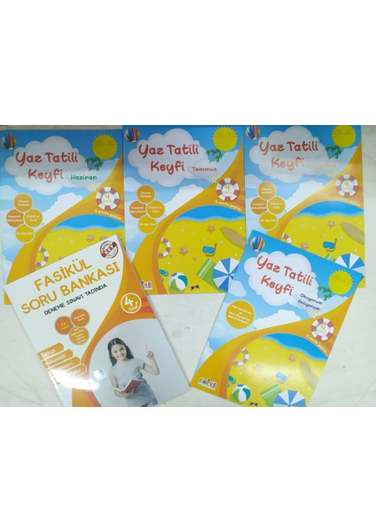Key 4.sınıf Keyifli Yaz Tatil Seti (5 Kitap)