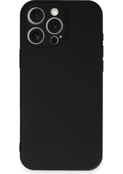 iPhone 16 Pro Max Kılıf Nano Içi Kadife Silikon - Siyah fırsatları