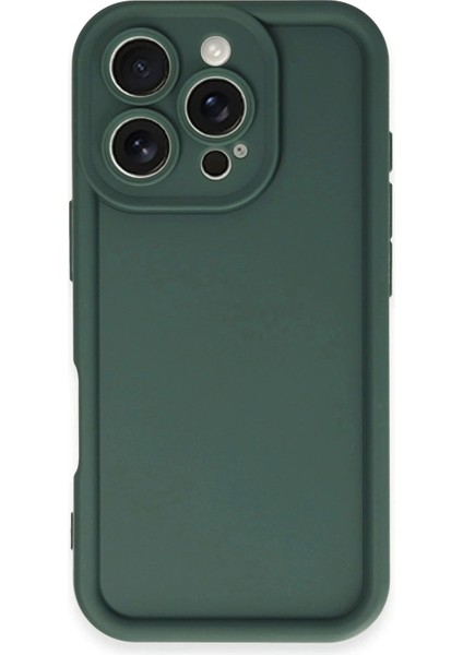 iPhone 16 Pro Kılıf Viera Silikon - Koyu Yeşil modelleri