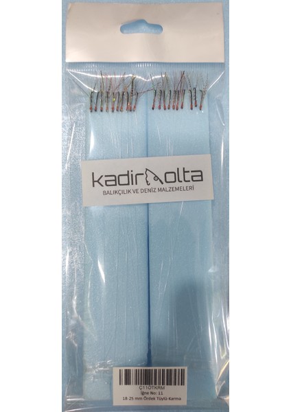 Ördek Tüylü Istavrit Çaparisi Karma Renkli -10 Iğneli (1 Paket 2'li) fırsatları