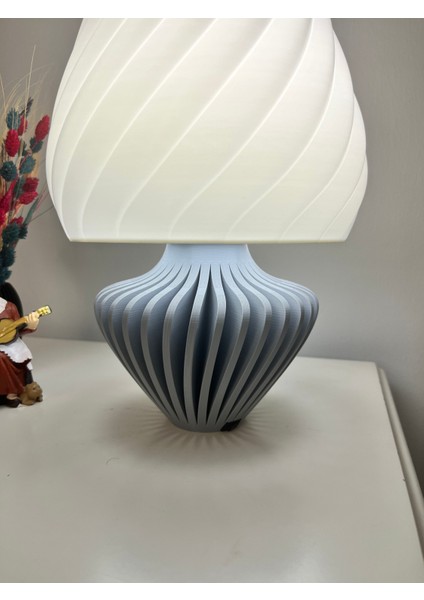 Modern Şarjlı Spiral Abajur modelleri
